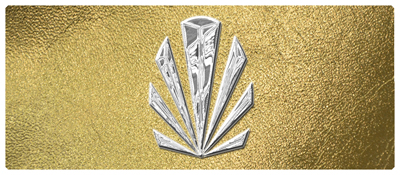 DNSEMP-L-602-SL-SH-GD Silver Sunburst Shimmer Gold